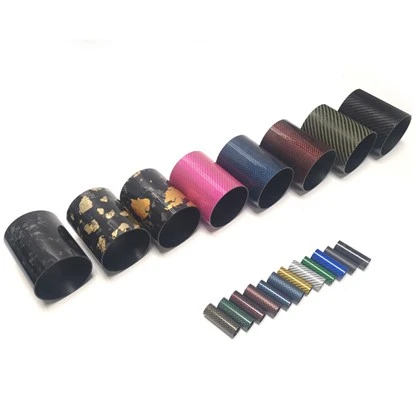 Fabricante de tubos de fibra de carbono de cor personalizada