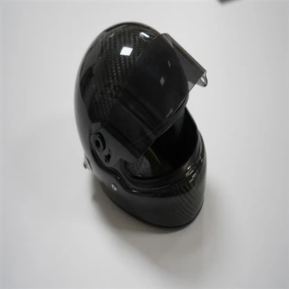 Capacetes personalizados de fibra de carbono para motociclistas