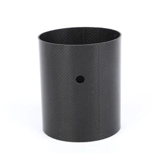 Competindo o tubo preto da tubulação da entrada de ar da fibra do carbono para Honda Lexus